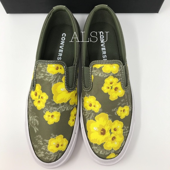 Converse One Star CC Slip On Field Yellow Green W - Picture 7 of 8